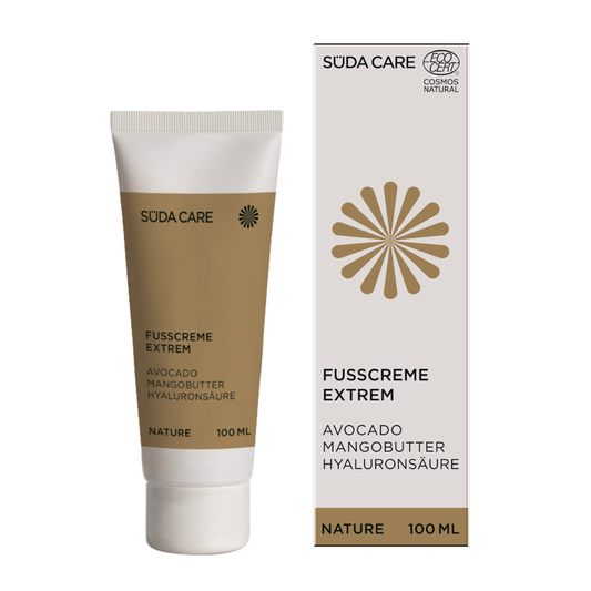 SUDA CARE pedu kremas labai sausai odai Fusscreme Extrem, 100 ml tubele su dezute